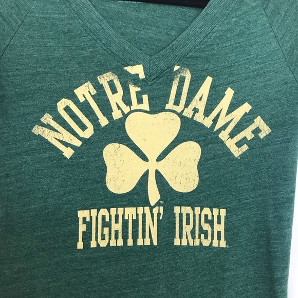 Adidas Green Notre Dame Fightin' Irish Tee - Picture 3 of 5